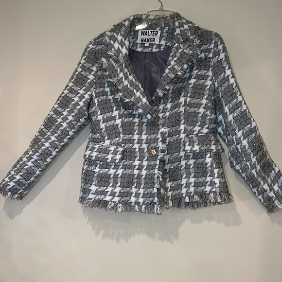 Walter baker set blazer tweed size L and skirt 10 NWT - Picture 3 of 5
